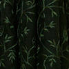 Bottle Green Patterned Saree with Embellished Borders